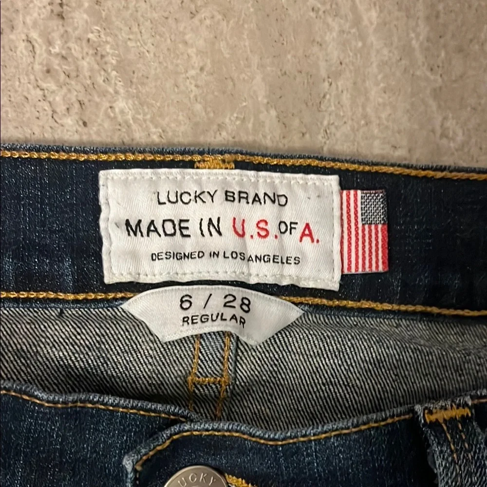 Lucky Brand Dark Wash Ankle & Cropped Jeans Sz 28